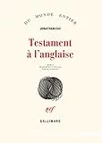 Testament à l'anglaise