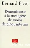 Remontrance à la ménagère de moins de cinquante ans