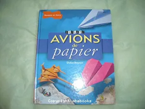 Origami avions de papier